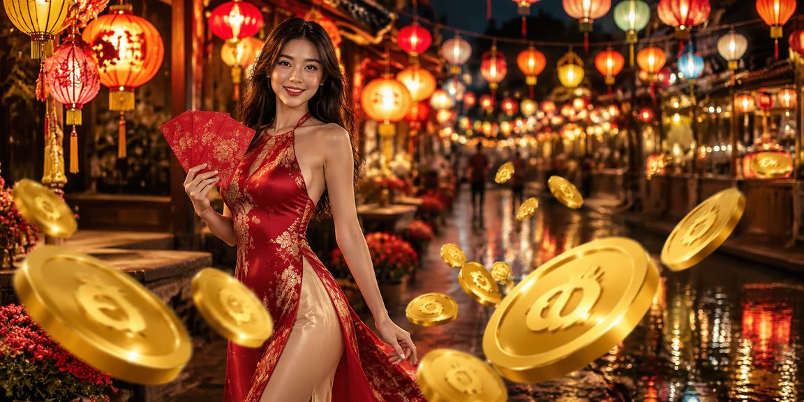 Người dùng nạp tiền qua ví điện tử tại chợ đêm Huế với điện thoại và phong bao đỏ